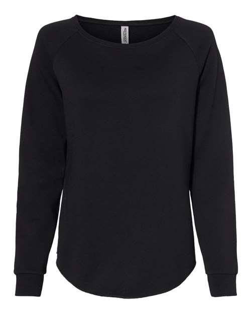 Independent Trading Co. PRM2000 Women's California Wave Wash Crewneck Sweatshirt