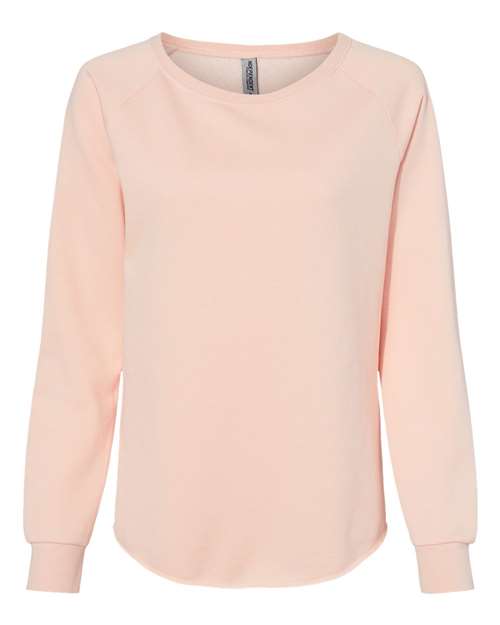 Independent Trading Co. PRM2000 Women's California Wave Wash Crewneck Sweatshirt