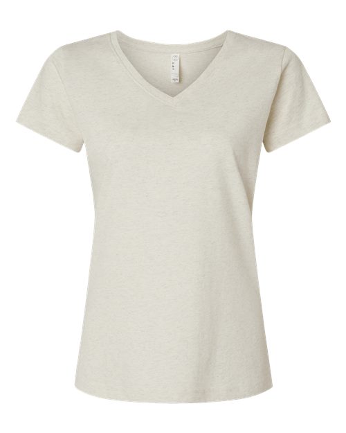 LAT 3507 Women's Fine Jersey V-Neck Tee