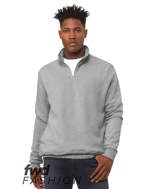 BELLA + CANVAS 3740 Unisex FWD Fashion Quarter-Zip Sweatshirt