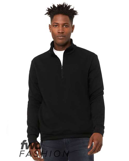 BELLA + CANVAS 3740 Unisex FWD Fashion Quarter-Zip Sweatshirt