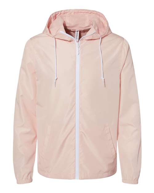 Independent Trading Co. EXP54LWZ Men's Lightweight Windbreaker Full-Zip Jacket