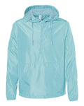 Independent Trading Co. EXP54LWP Unisex Lightweight Quarter-Zip Windbreaker Pullover Jacket