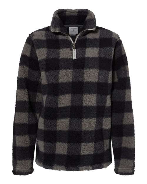 J. America 8451 Women’s Epic Sherpa Quarter-Zip Pullover