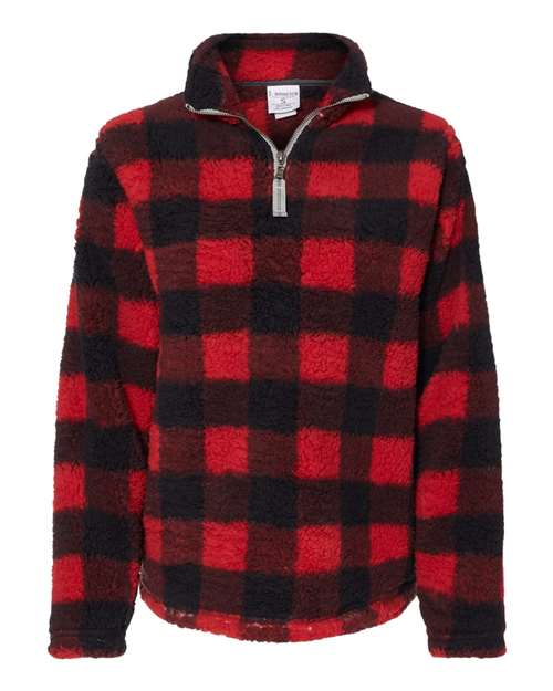 J. America 8451 Women’s Epic Sherpa Quarter-Zip Pullover