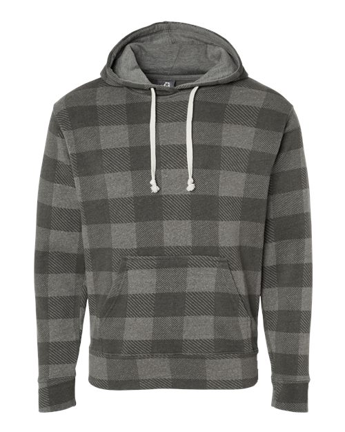 J. America 8871 Men's Triblend Fleece Hooded Sweatshirt