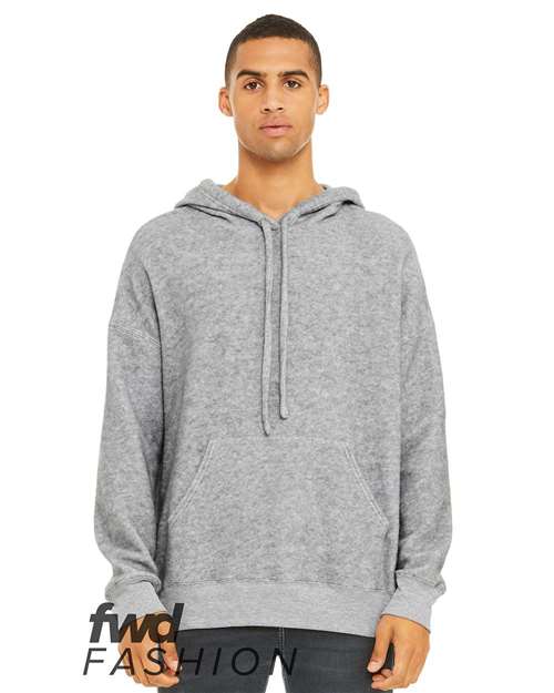 BELLA + CANVAS 3329 Unisex FWD Fashion Sueded Fleece Hoodie Sweatshirt