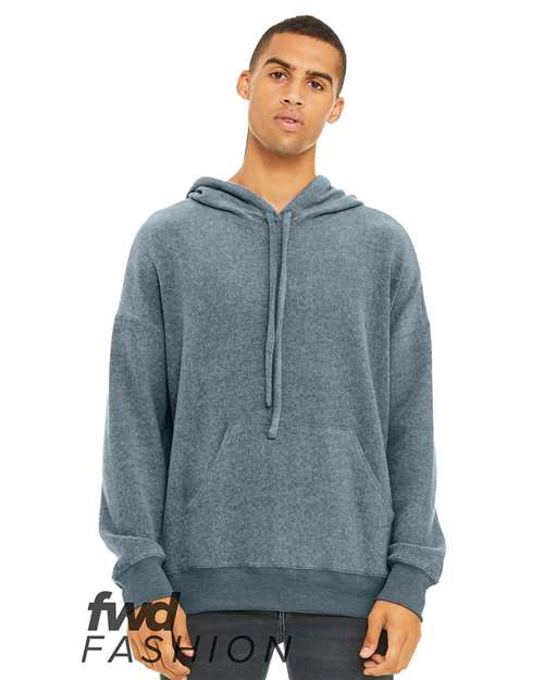 BELLA + CANVAS 3329 Unisex FWD Fashion Sueded Fleece Hoodie Sweatshirt
