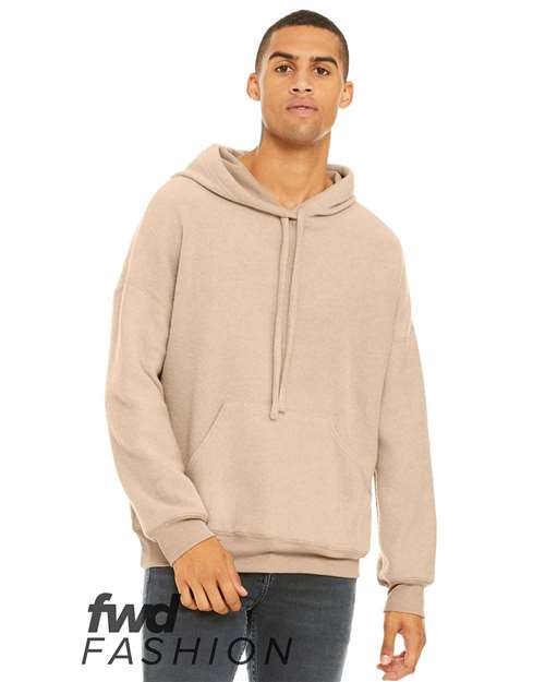 BELLA + CANVAS 3329 Unisex FWD Fashion Sueded Fleece Hoodie Sweatshirt