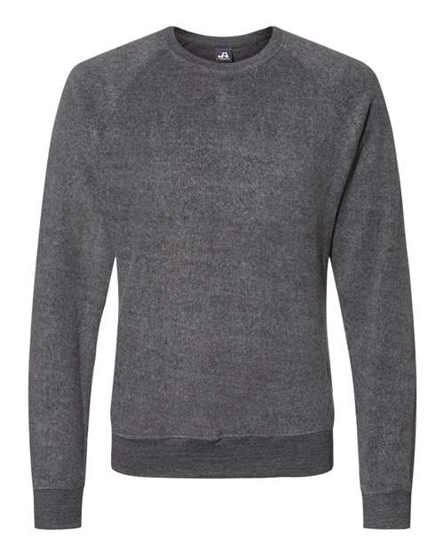 J. America 8710 Unisex Flip Side Fleece Crewneck Sweatshirt