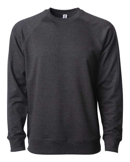 Independent Trading Co. SS1000C Unisex Icon Lightweight Loopback Terry Crewneck Sweatshirt