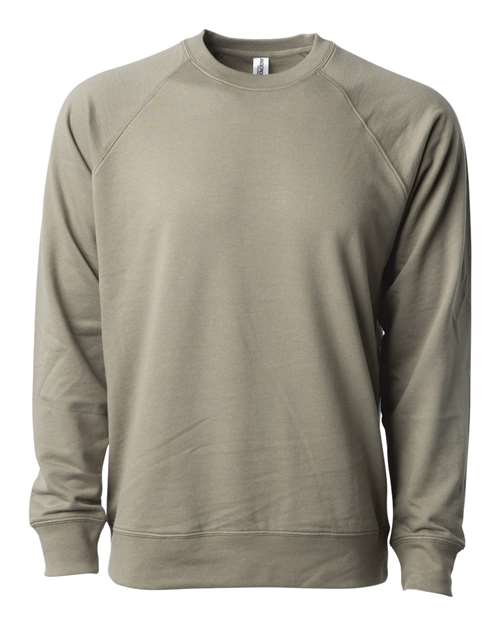 Independent Trading Co. SS1000C Unisex Icon Lightweight Loopback Terry Crewneck Sweatshirt