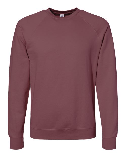 Independent Trading Co. SS1000C Unisex Icon Lightweight Loopback Terry Crewneck Sweatshirt