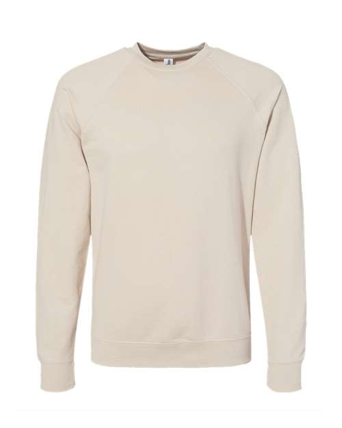 Independent Trading Co. SS1000C Unisex Icon Lightweight Loopback Terry Crewneck Sweatshirt