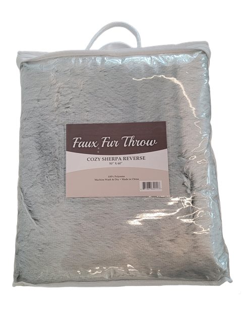 Alpine Fleece 8730 Faux Fur Throw Blanket