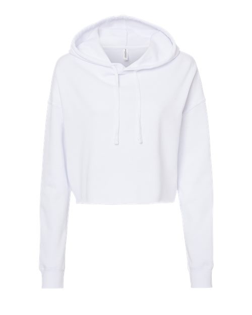 Independent Trading Co. AFX64CRP Women’s Lightweight Crop Hooded Sweatshirt