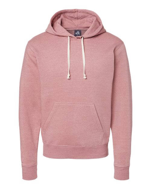 J. America 8871 Men's Triblend Fleece Hooded Sweatshirt