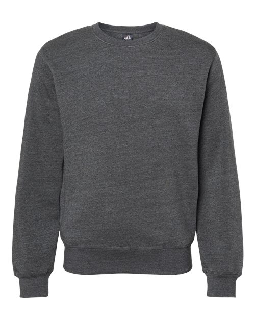 J. America 8870 Unisex Triblend Fleece Crewneck Sweatshirt