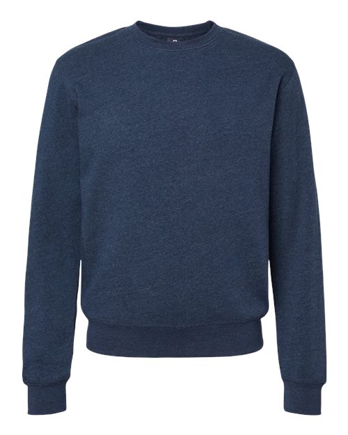 J. America 8870 Unisex Triblend Fleece Crewneck Sweatshirt