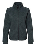 J. America 8716 Women's Traverse Full-Zip Sweater