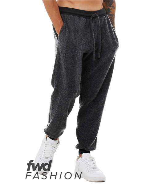 BELLA + CANVAS 3327 Unisex FWD Fashion Sueded Fleece Joggers