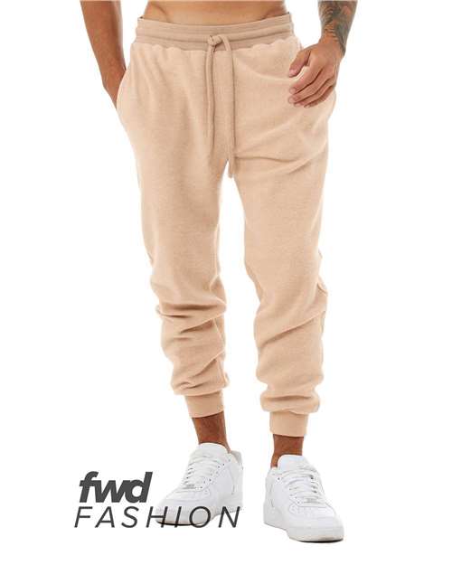 BELLA + CANVAS 3327 Unisex FWD Fashion Sueded Fleece Joggers