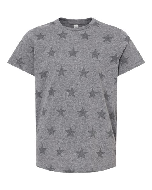 Code Five 2229 Youth Star Print Tee