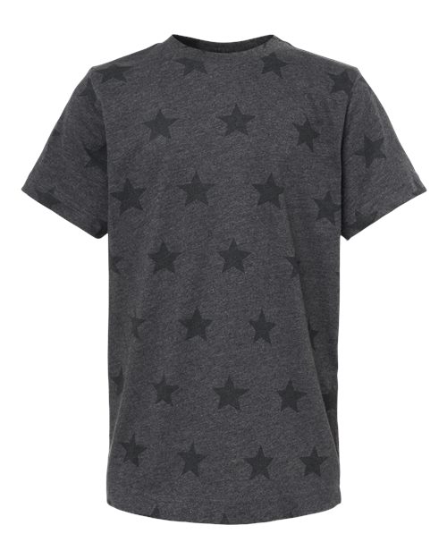 Code Five 2229 Youth Star Print Tee