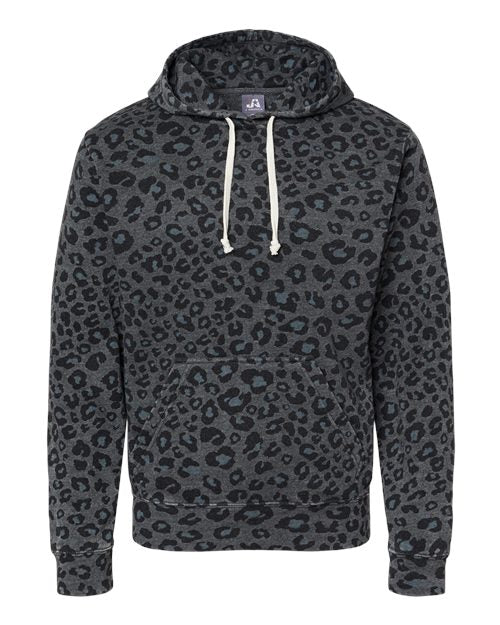 J. America 8871 Men's Triblend Fleece Hooded Sweatshirt