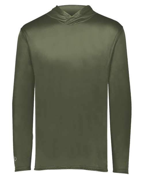 Holloway 222830 Men's Momentum Hooded Long Sleeve T-Shirt
