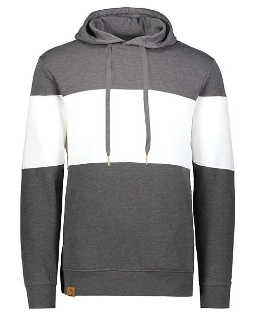 Holloway 229563 Men's All-American Fleece Colorblocked Hooded Sweatshirt