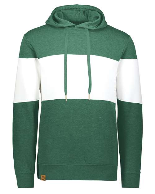 Holloway 229563 Men's All-American Fleece Colorblocked Hooded Sweatshirt