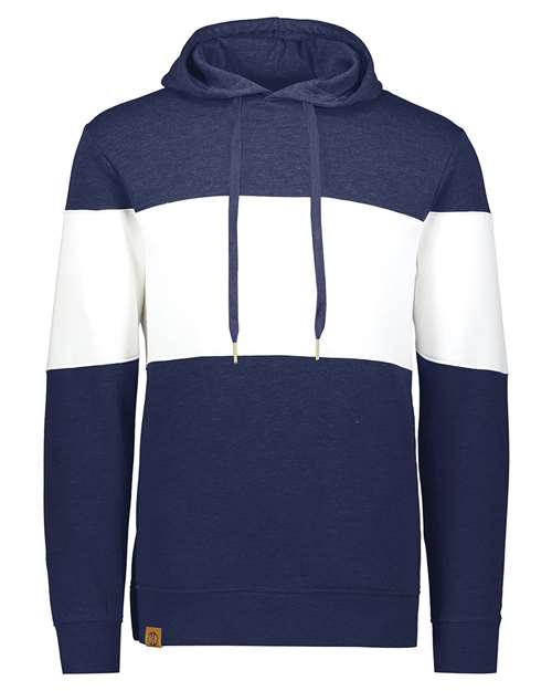 Holloway 229563 Men's All-American Fleece Colorblocked Hooded Sweatshirt