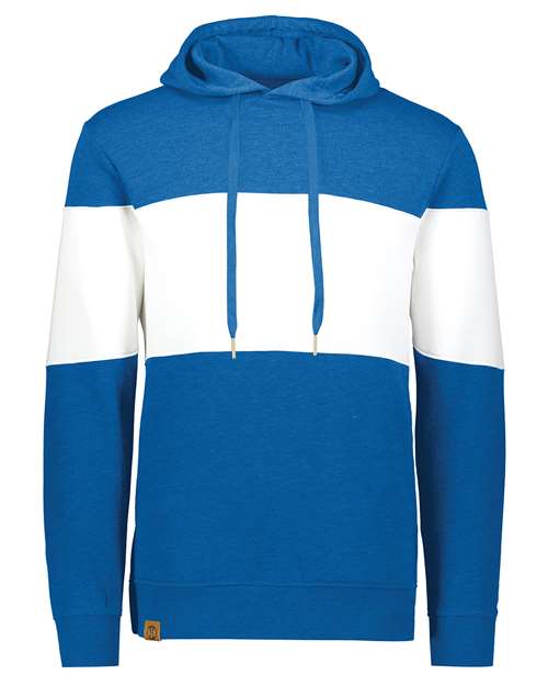 Holloway 229563 Men's All-American Fleece Colorblocked Hooded Sweatshirt