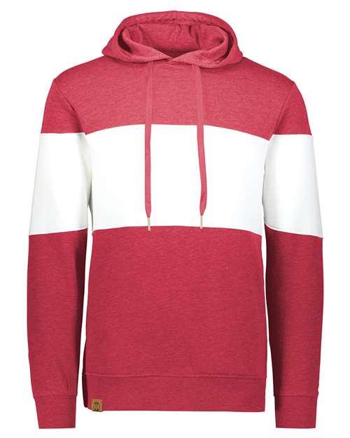 Holloway 229563 Men's All-American Fleece Colorblocked Hooded Sweatshirt