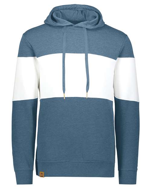 Holloway 229563 Men's All-American Fleece Colorblocked Hooded Sweatshirt