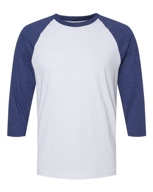 American Apparel 2003CVC Unisex CVC Three-Quarter Sleeve Tee
