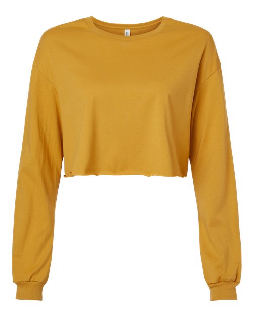 BELLA + CANVAS 6501 Women's FWD Fashion Crop Long Sleeve Tee