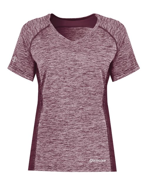 Holloway 222771 Women's Electrify CoolCore® V-Neck T-Shirt