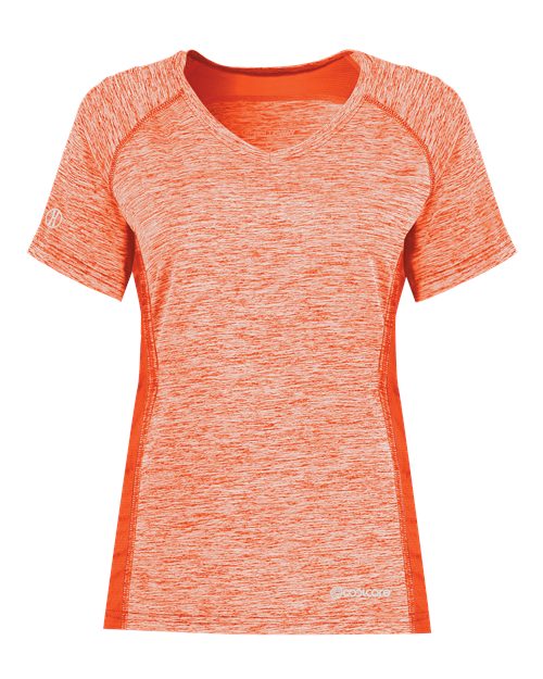 Holloway 222771 Women's Electrify CoolCore® V-Neck T-Shirt