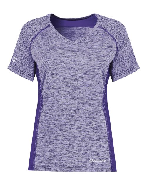 Holloway 222771 Women's Electrify CoolCore® V-Neck T-Shirt