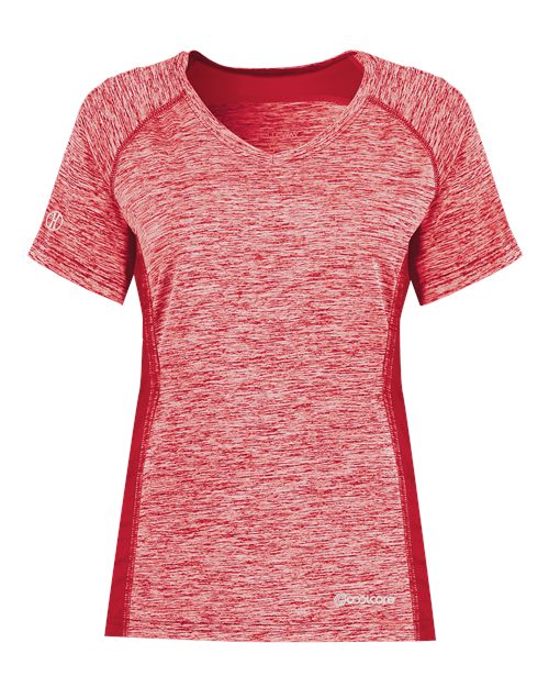 Holloway 222771 Women's Electrify CoolCore® V-Neck T-Shirt
