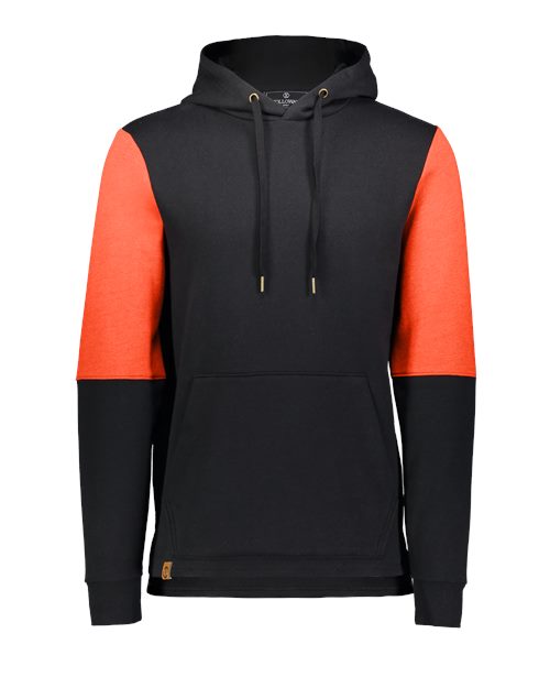 Holloway 222581 Men's All-American Team Fleece Colorblocked Hooded Sweatshirt