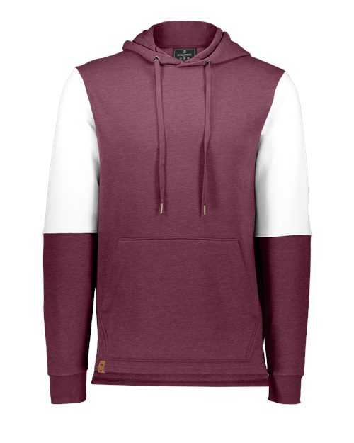 Holloway 222581 Men's All-American Team Fleece Colorblocked Hooded Sweatshirt