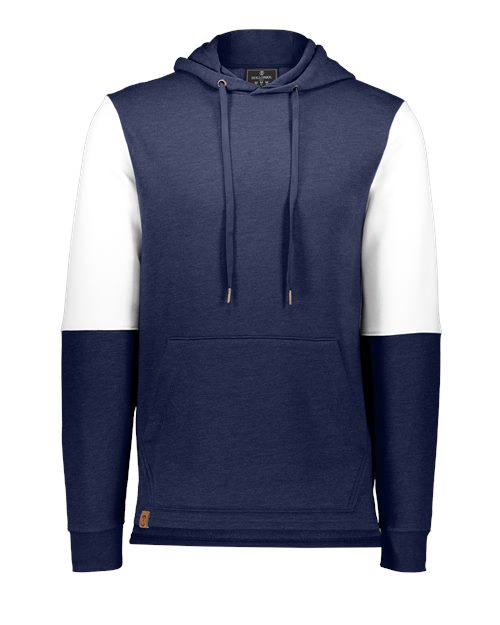Holloway 222581 Men's All-American Team Fleece Colorblocked Hooded Sweatshirt