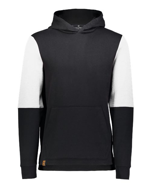 Holloway 222681 Youth All-American Team Fleece Colorblocked Hooded Sweatshirt