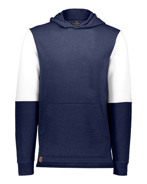 Holloway 222681 Youth All-American Team Fleece Colorblocked Hooded Sweatshirt