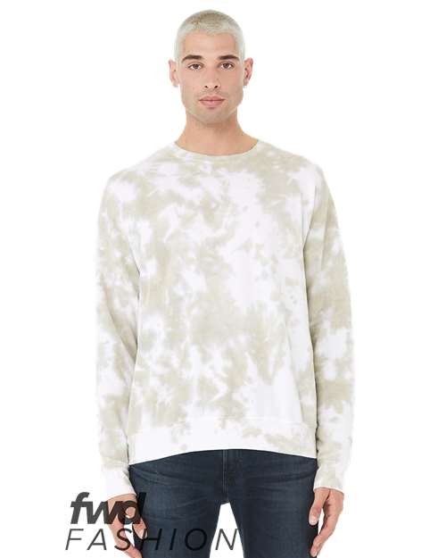 BELLA + CANVAS 3945RD Unisex FWD Fashion Tie-Dyed Crewneck Sweatshirt