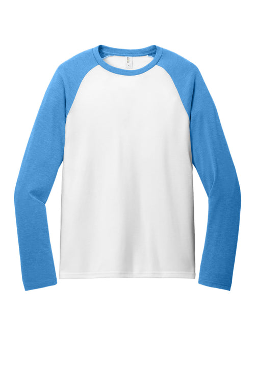AllMade AL6009 Blend Long Sleeve Colorblock Raglan