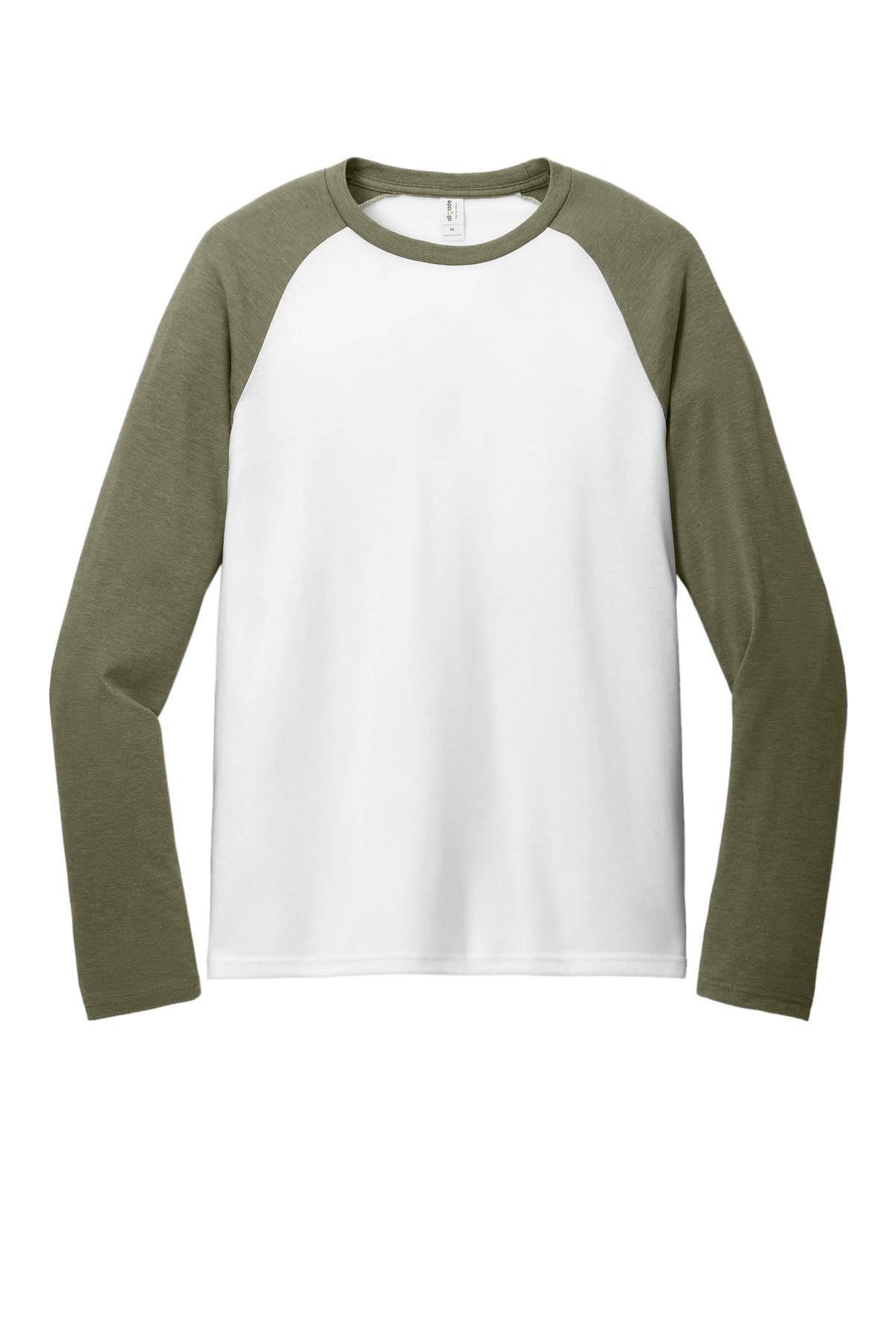 AllMade AL6009 Blend Long Sleeve Colorblock Raglan